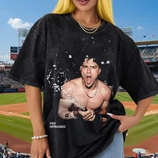 New Arrival Kike Hernandez Meme Tee LA Baseball Champions 2025 Retro Gildan 5000