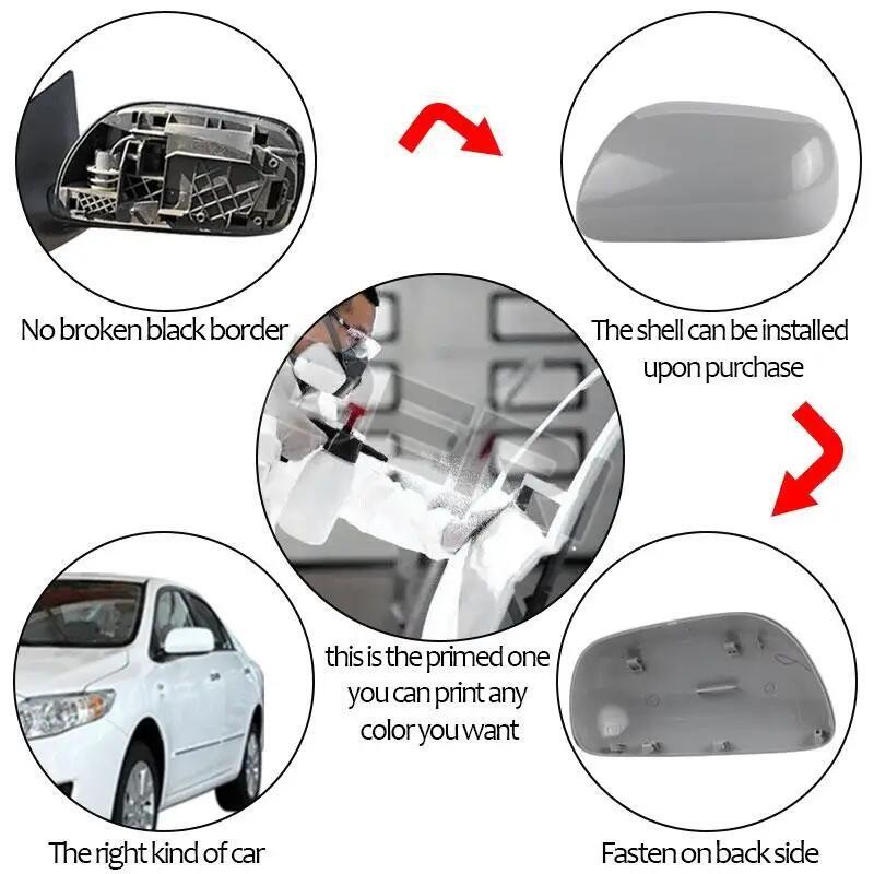 For Toyota Corolla 2007-2013 Right Passenger Door Wing Mirror Cover 87945-02910