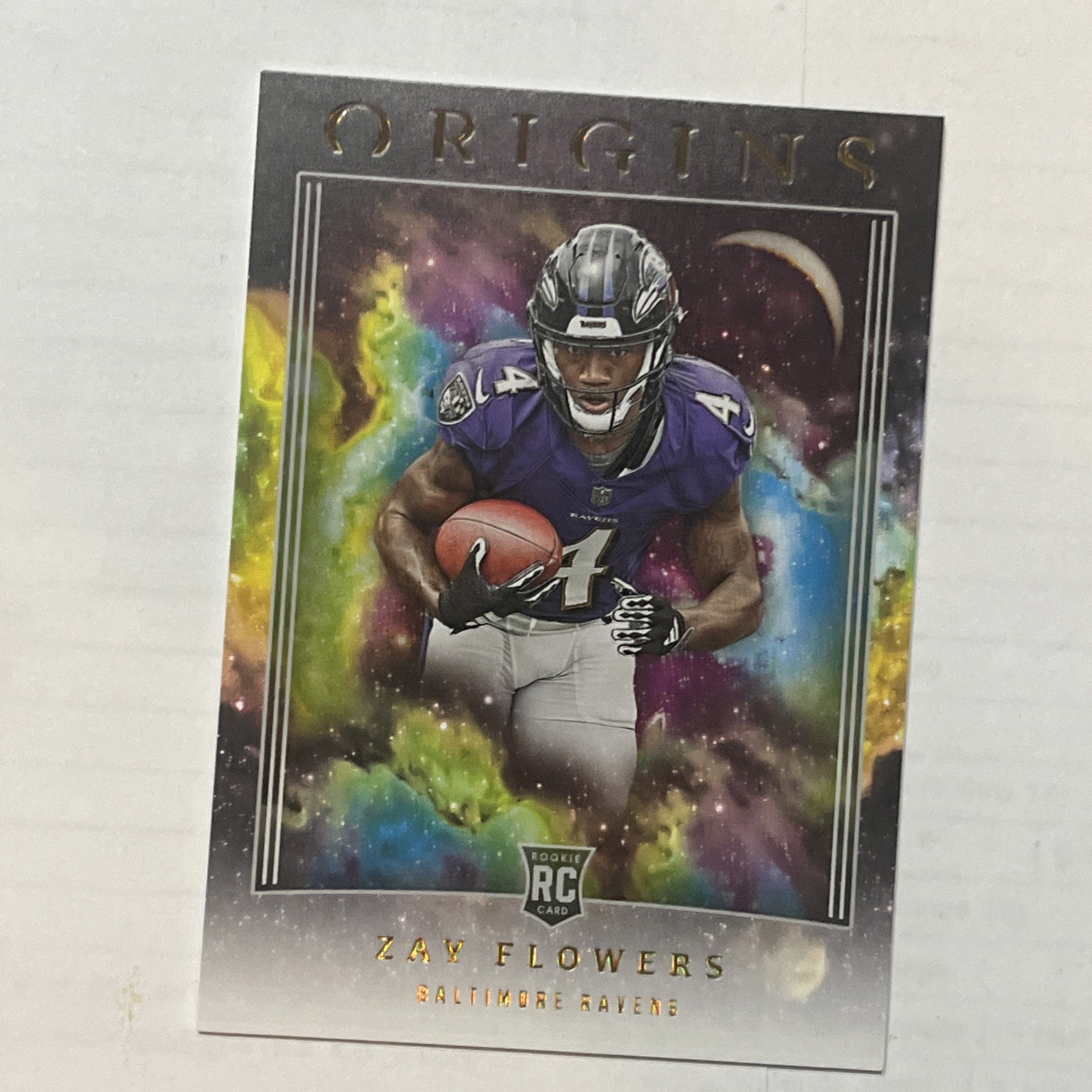 Zay Flowers Rookie 2023 Panini Origins - Rookies #111 Baltimore Ravens