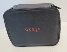 Guess Travel Case Accessories Makeup Jewelry Brand New BLACK