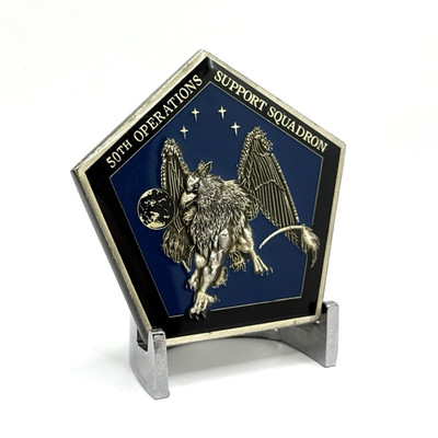 CHALLENGE COIN - 50th OSS Schriever AFB ''Nothing is Impossible'' Pentagon