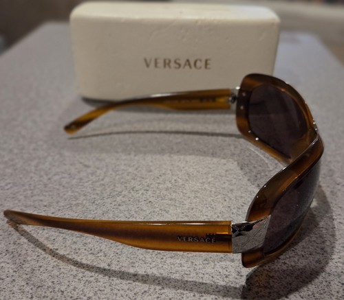 VERSACE Tortoise Sunglasses Model 4136 728/73 64 □ 15 Clean - Picture 2 of 7