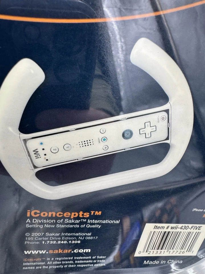 Racing Wheel For Nintendo Wii Remote -- NEW - Image 4 of 4