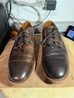 Walk-Over Dress Shoes Mens Brown Leather Plain Toe Derby Size 10 M USA Made — photo 3