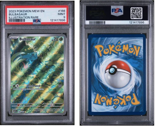 Bulbasaur 166/165 Illustration rare PSA 9 - Pokémon 151