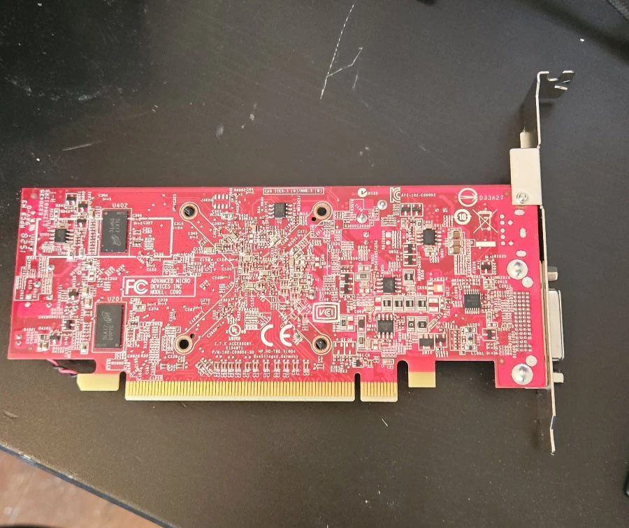 AMD Radeon HD 8350 1GB DDR3 Video Card HP 716523-001 Used Fully Working - Image 3 of 3