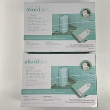 2 x Janibell Akord Slim 2 Pack Refill Liners Series 280 Adult Diaper Disposal
