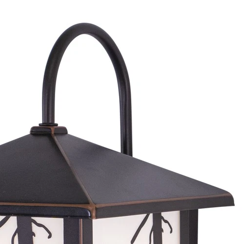 Vaxcel Lighting OW35083 Bozeman 1 Light Outdoor Wall Sconce - - Bronze - Picture 6 of 12