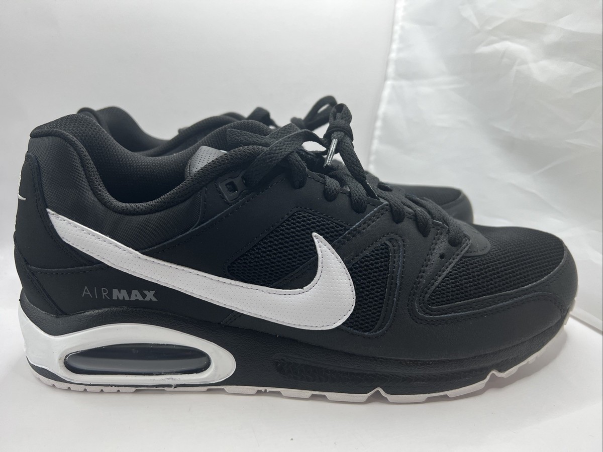 air max command black white