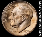 1954-S Silver Roosevelt Dime - Choice Gem Brilliant Unc  Super Color  #K2687
