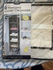 6 Shelf Hanging Closet Organizer