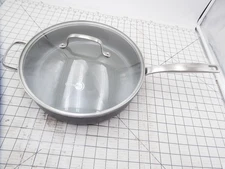 GreenPan Original 12" Nonstick Saute Pan with Glass Lid - Heavy Wear