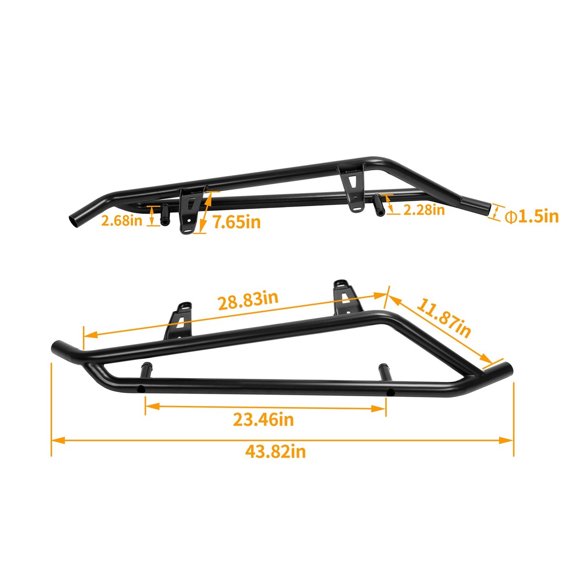 Heavy-Duty Nerf Bars Rock Sliders - Pair for CFMOTO ZFORCE 950