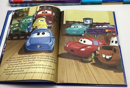 5 Childrens Disney Storybooks Hardcover Pocahontas Cars UP Anastasia Jungle Book - Picture 22 of 24