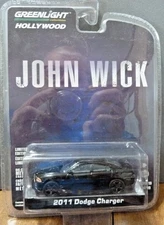 2025 GREENLIGHT COLLECTIBLES 2011 DODGE CHARGER JOHN WICK HOLLYWOOD SERIES 19