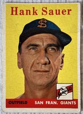 1958 Topps - Hank Sauer #378