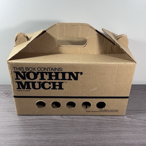 Vtg Nothing Much Hand Puppet 1982 Googly Eye Faux Fur Creepy Hand Kids - Picture 2 of 13