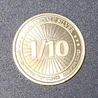 Scottsdale  1/10 Troy Ounce .999 Fine Silver Round Lion Design 1/10 oz 10283