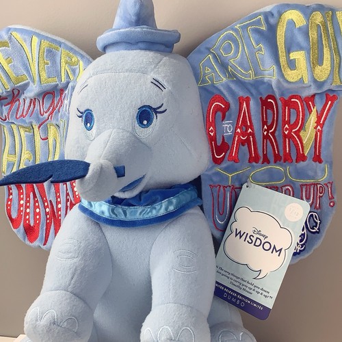 Disney Dumbo Plush Wisdom Collection Dumbo Elephant Disney Limited Release - Picture 3 of 6