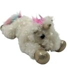 Iridescent Fur Unicorn Plush Mythical Fairytale Magic Fantasy Stuffed Animal