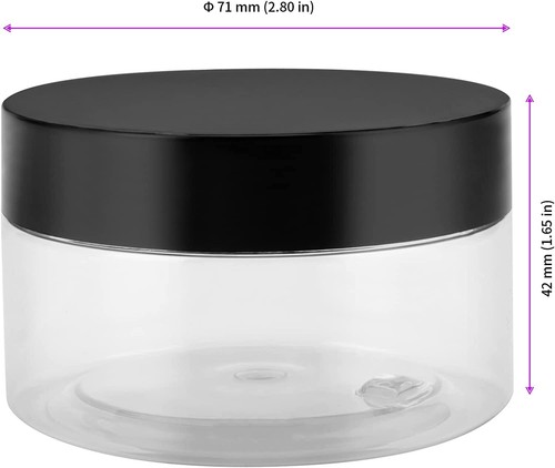 150ml PET Jars Plastic Containers Various Quantities for Spices Cosmetics Travel - Picture 3 of 21
