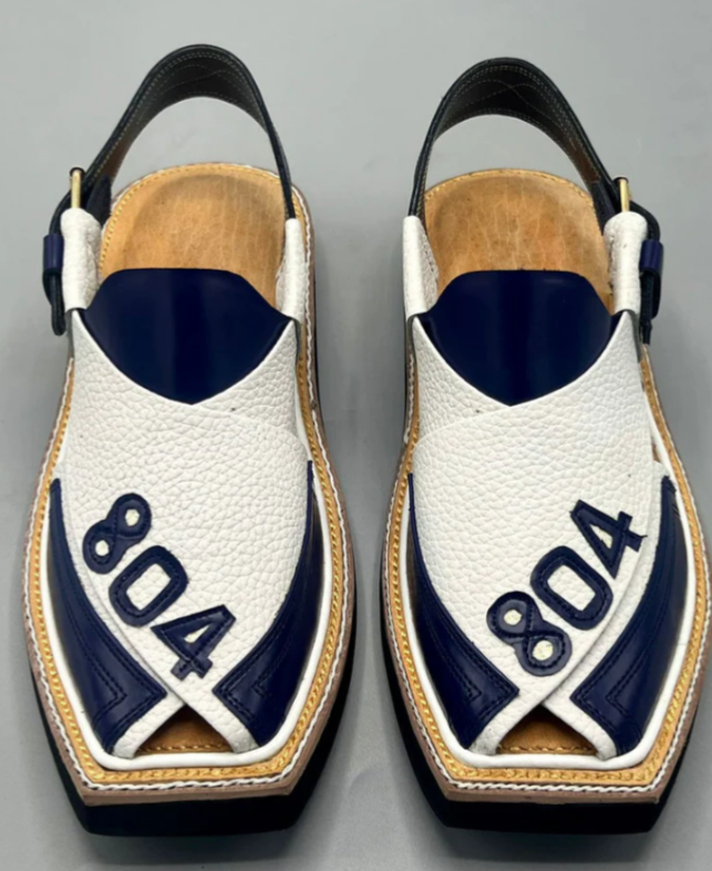 Peshawari Chappal, Handmade Special 804 Kaptaan Chappal Handmade Peshawari Chappal: Genuine Leather Kaptaan Sandal  main image 2