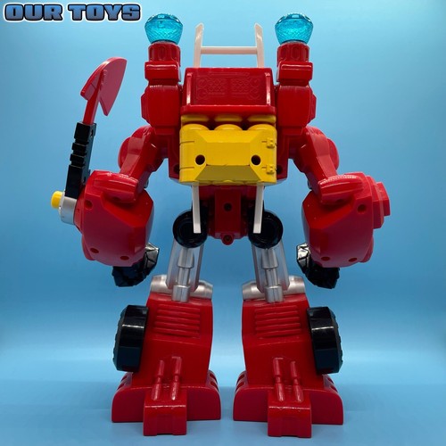 🤖Transformers•Playskool🚨 HEATWAVE 🚨10” Action Figure (Tested•Works) - Picture 4 of 6