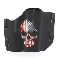 FN - OWB Gun Holster - Optic Ready - Skull USA