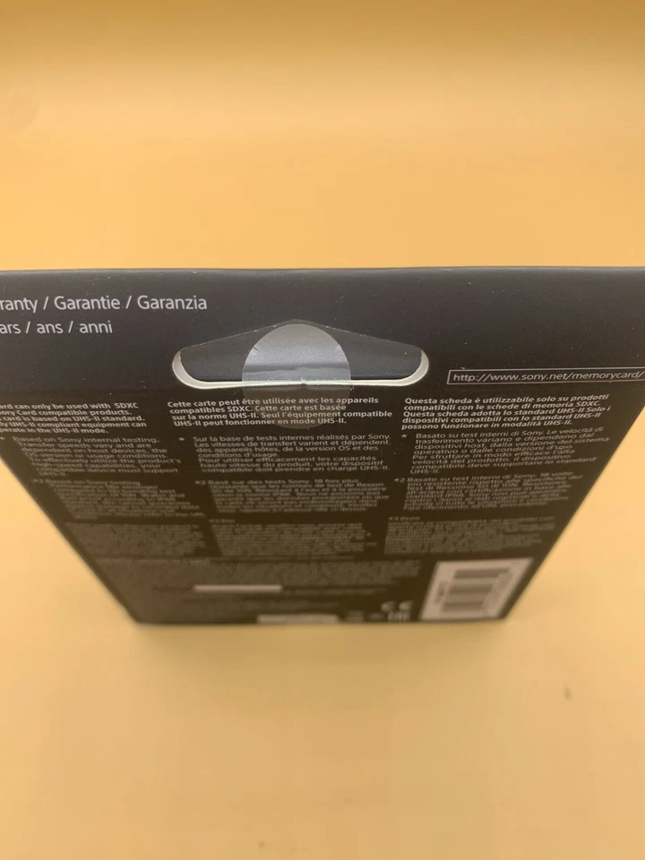 Sony Tough SF-G64T 64 GB Clase 3 - Tarjeta de memoria SDXC - (SFG64TT1) Foto 2 de 2