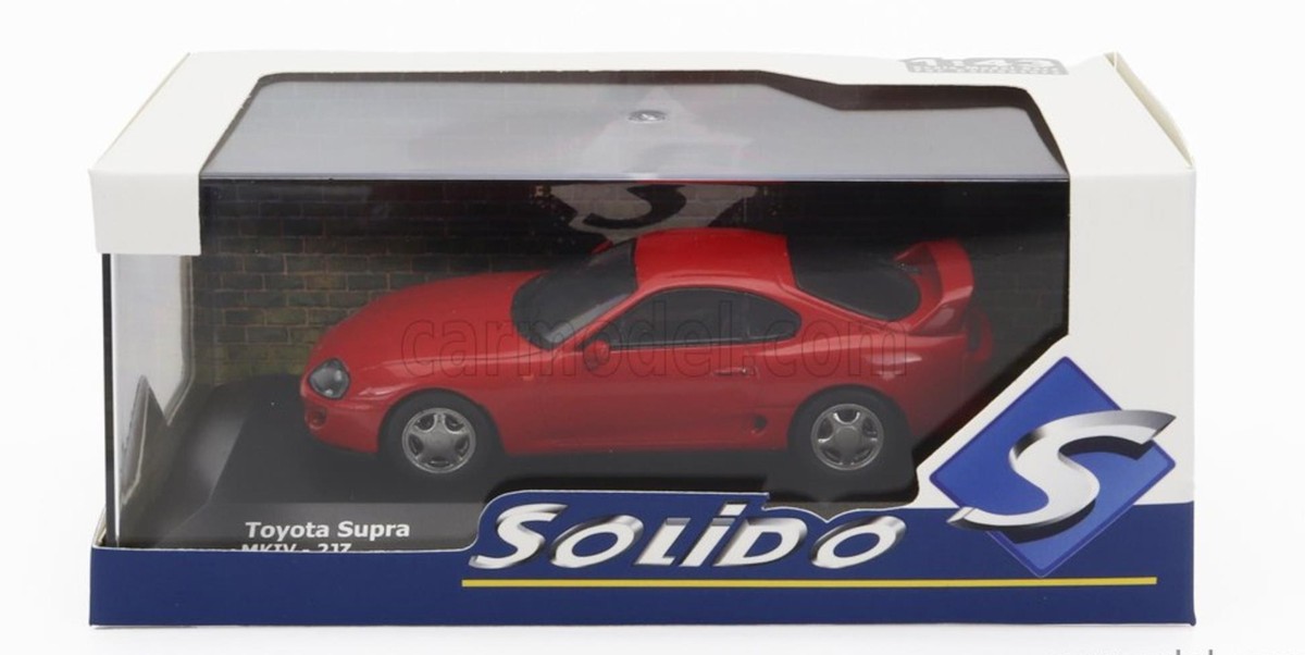 1:43 Toyota Supra (A80) Mk 4 -- Red -- Solido | eBay