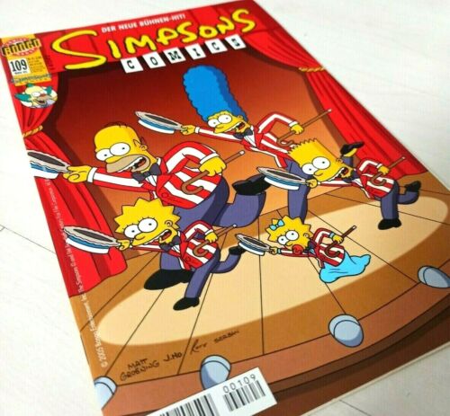 Simpsons Comics #109 | SIMPSONS DAS MUSICAL | 1. tirage 2005 - Photo 1/4