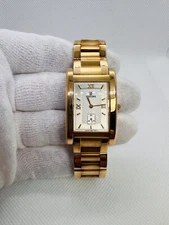 RARE Authentic FESTINA Solid 18K Gold Model F473-A44B“TANK Style”100% SWISS MADE