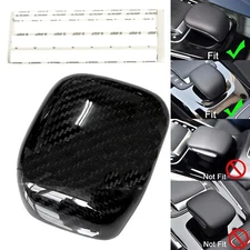 Gloss Real Dry Carbon Fiber Media Knob Handle Cover Fits 20-25 C118 CLA250 CLA35