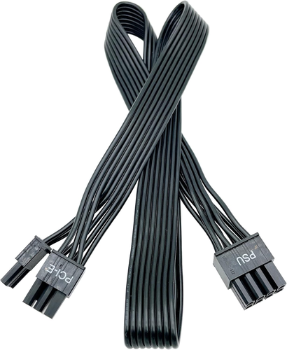 PCIE Cable for EVGA, 65CM Male to Male 8 Pin to 6+2 Pin GPU Power Cable - Afbeelding 9 van 12
