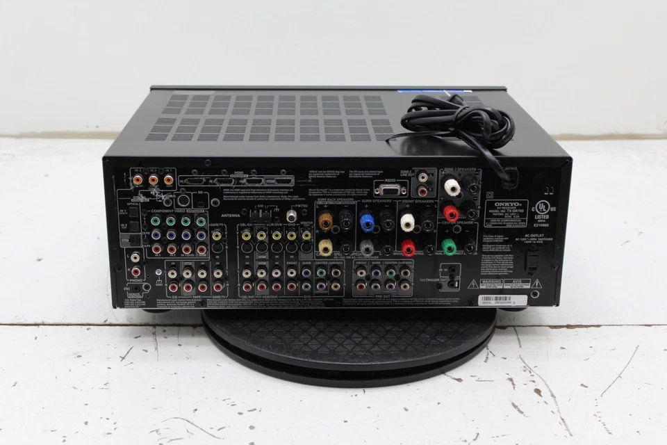 Onkyo TX-SR705 7.1 THX Channel Home Theater Receiver - Parts/Repair - Image 2 of 2