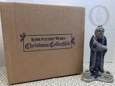 *1994 IN BOX*Rowe Pottery Works Annual Santa~RETIRED~* RPW  Salt Glazed#16010T