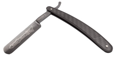 Timor Solingen Rasiermesser Barber s Choice Carbonstahl oxydierte Klinge CARBON