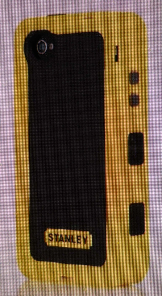 Funda de teléfono inteligente Stanley Dozer resistente de 3 piezas para iPhone 4/4S negra y amarilla Foto 3 de 4