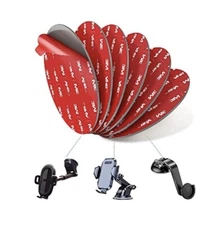 6x PACK Car Dashboard Suction Cup Mount Adhesive Base Disk For Phone GPS Stand