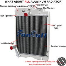 Fits Massey Ferguson 202 To35 35 Turf 35 Utility Tractor Radiator #186830m91