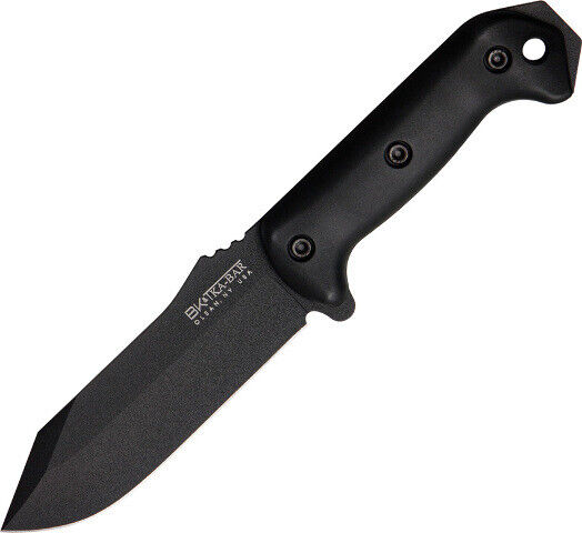 Becker Crewman Knife 2-0010-6 11" overall. 5 1/2" black traction coated 1095 Cro