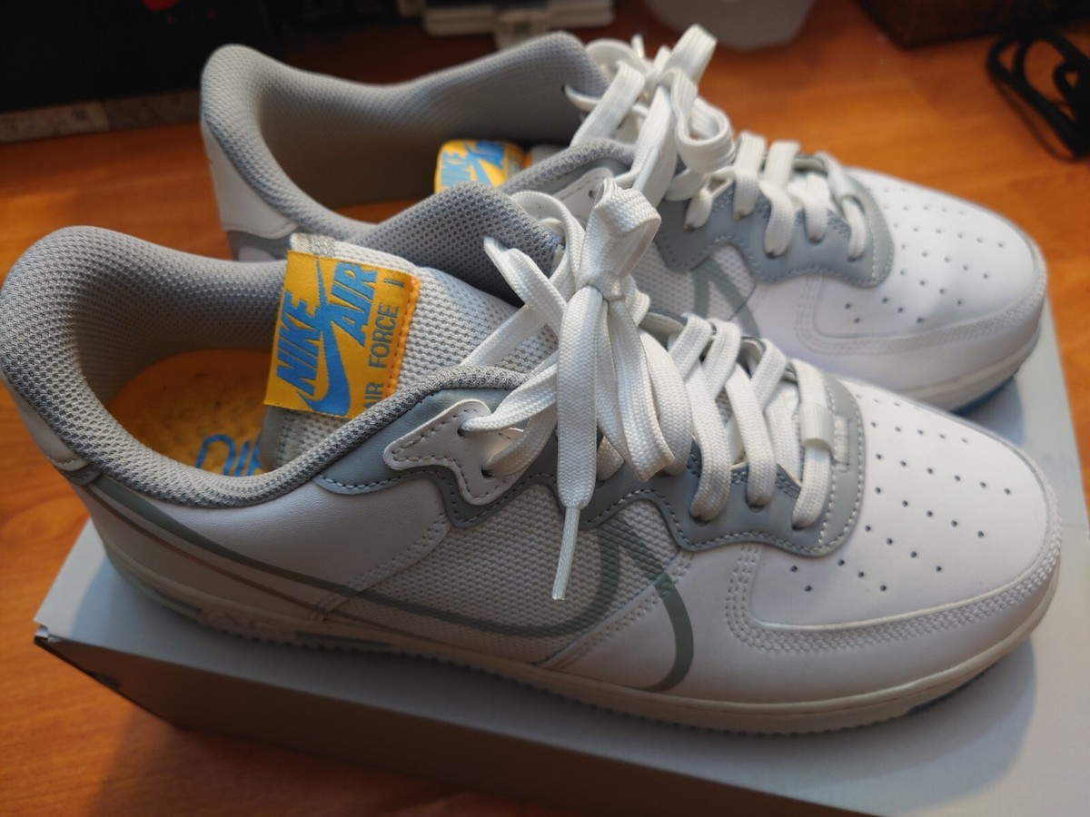 公式正規品!★NIKE AIR FORCE 1 REACT LIGHT SMOKE GREY NIKE AIR FORCE 1 REACT 