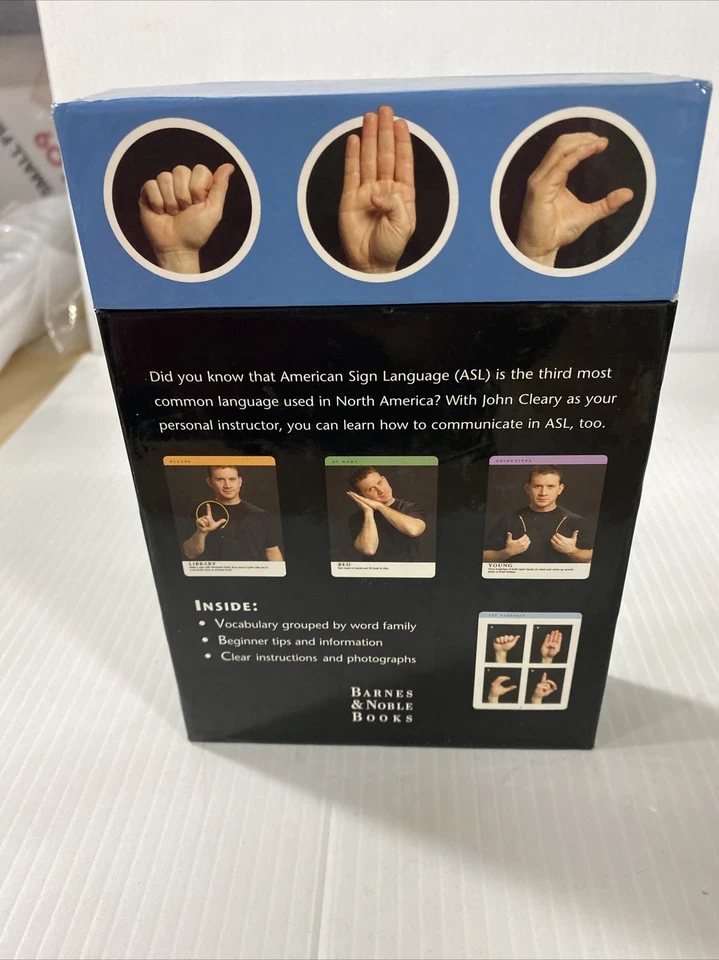 LEARN AMERICAN SIGN LANUAGE By Arlene Rice NEW In Box - Image 3 of 4
