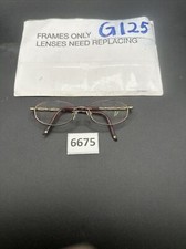 Liz Claiborne L311 EX6 53-18 140 Gold Eyeglasses Frame Used Condition G125