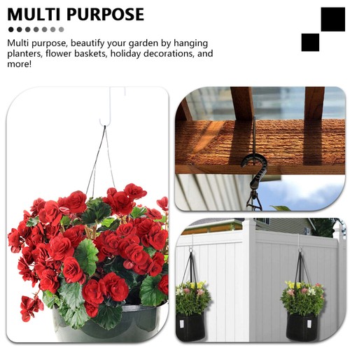 10Pcs Hanging Basket Hooks Plant Hooks Hangers Plant Holder Hook - Picture 6 of 12