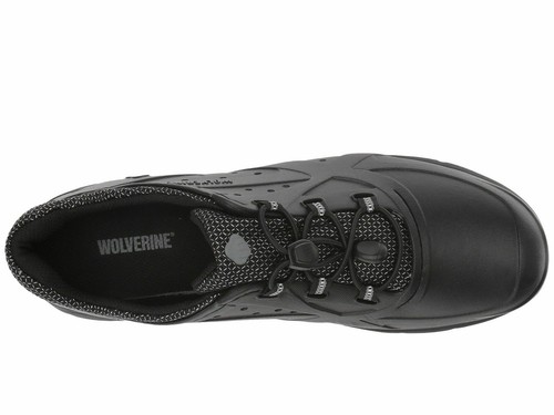 Zapatos de trabajo Wolverine Serve SR Oxford antideslizantes negros W20533 para mujer - Imagen 6 de 7
