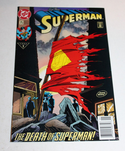 Superman 75 Newsstand Variant NM- UNREAD Key Book 1st Print Doomsday Death of