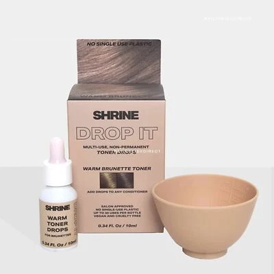 Shrine Beauty Shrine Drop It - Non Permanent Toner Drops - Warm Brunette 10ml