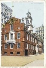 OLD STATE HOUSE BOSTON MASSACHUSETTS *2X3 FRIDGE MAGNET* POSTCARD VINTAGE 1776