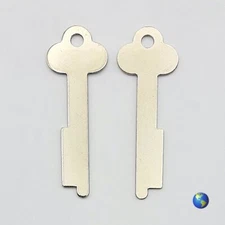 1028F Key Blanks for Various Safe Deposit Boxes by Diebold Nixdorf (2 Keys)